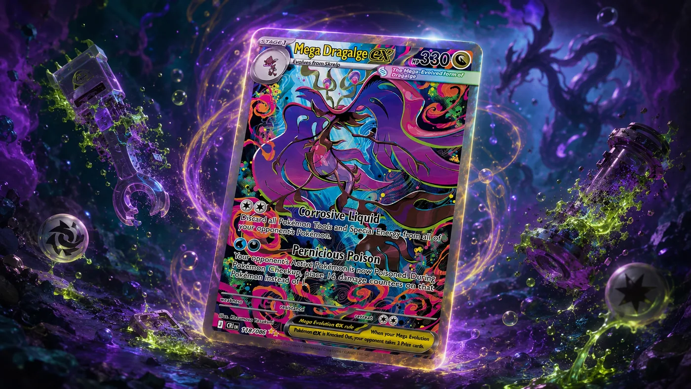 Mega Dragalge ex: Was die Corrosive-Liquid-Attacke aus Wachsendes Chaos bedeutet