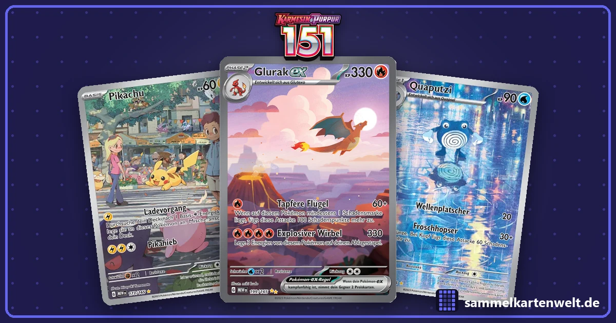 Set-Check 151: Illustration Rares steigen um 16 Prozent, Glurak ex gibt nach