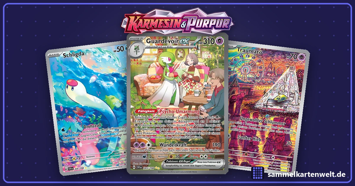 Set-Check Karmesin & Purpur: Illustration Rares legen 51 Prozent zu