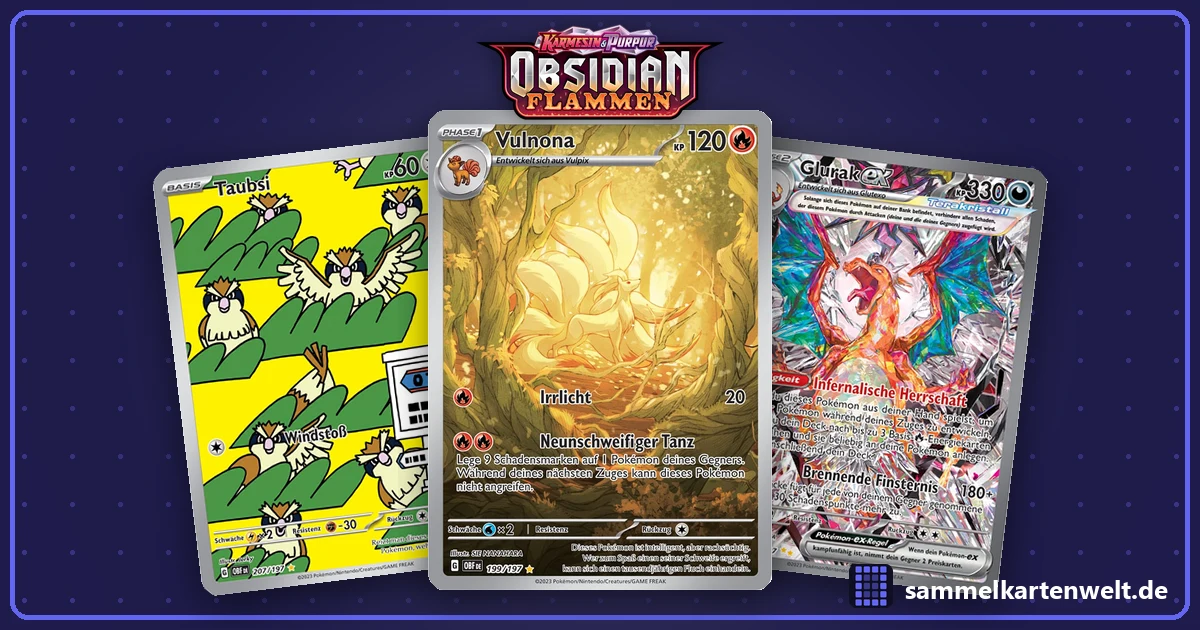 Set-Check Obsidianflammen: 56 Prozent Plus bei den Illustration Rares